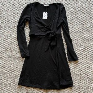 NWT Hippie Rose Long Sleeve Wrap Around Dress